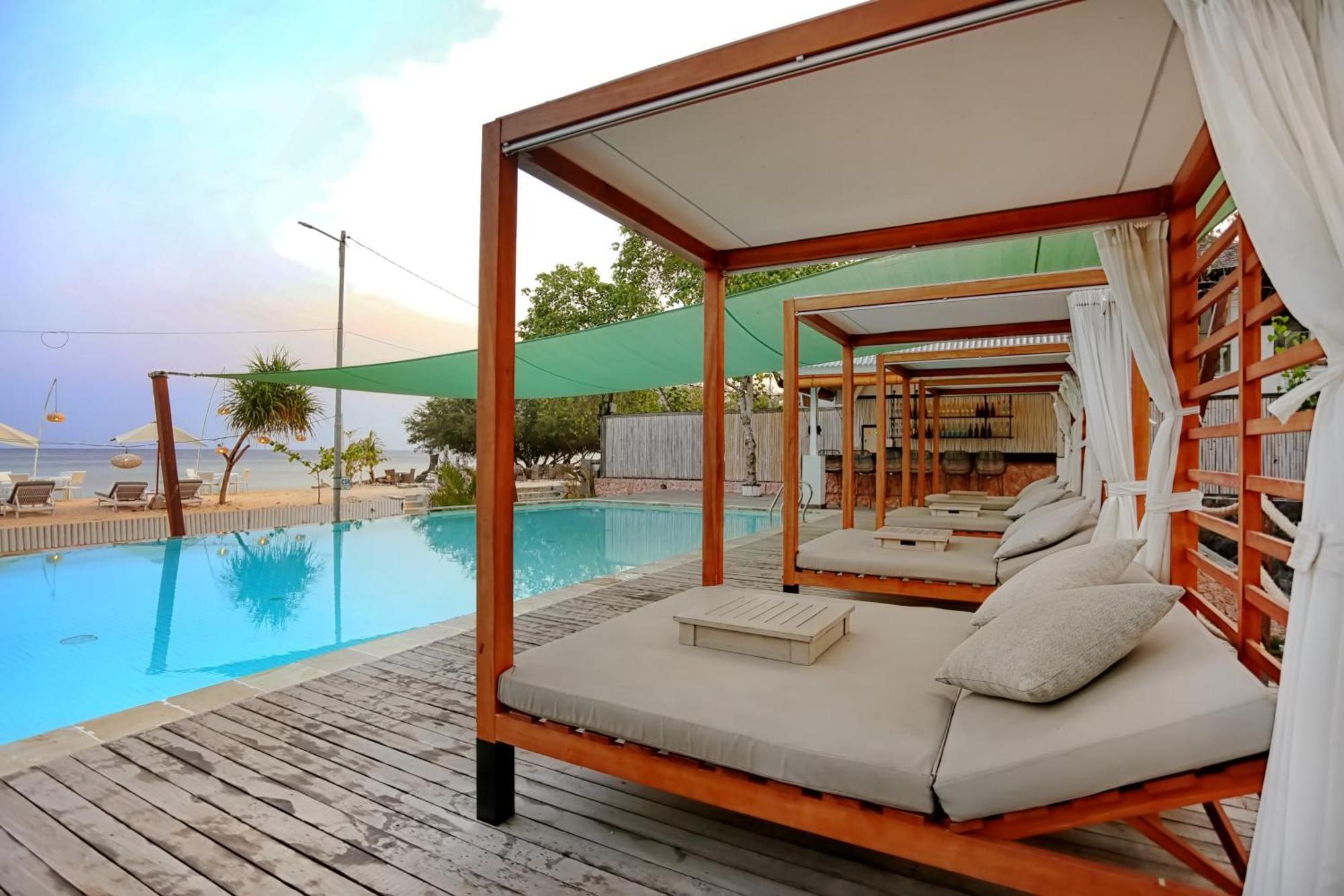 Gili Eco Villas Гили Траванган Экстерьер фото
